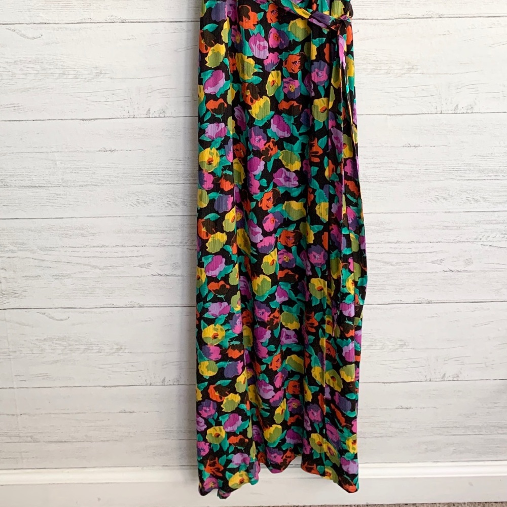 Raga Black Floral Wrap Dress - Picture 3 of 15